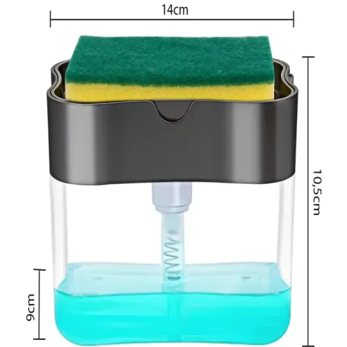 Dozownik na płyn do naczyń mydło pojemnik na gąbki z nasączaniem na Arena.pl