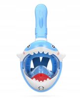Maska do nurkowania dziecięca Pan i Pani Gadżet Shark niebieski