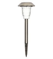 Lampa solarna CRYSTALS wbijana LED srebrna CPD-002 MK MEGAKABEL