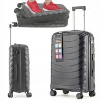 WALIZKA DUŻA XXL NIEZNISZCZALNA PODRÓŻNA BAGAŻ NA KÓŁKACH POLIPROPYLEN