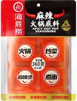 Baza do zupy hot pot w kostkach, ostra 4x90g (360g) - HAIDILAO