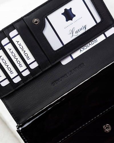 pojemny, duży portfel damski ze skóry naturalnej na zatrzask - 4u cavaldi na Arena.pl