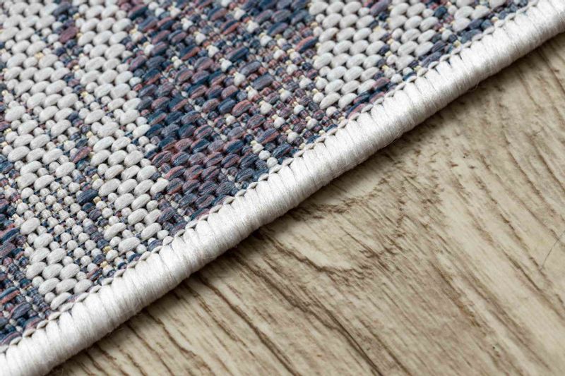 RUG/LU/VINEA/CHEVRON/CREAM+BLUE/140x190 zdjęcie 4