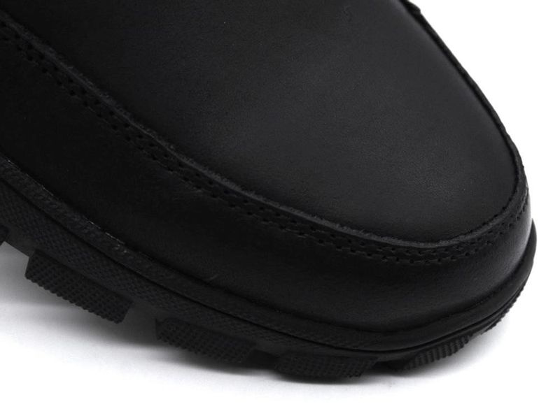 Mokasyny męskie wsuwane American Club CY104/24 - czarne 43 zdjęcie 3