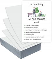 Ulotki A6 reklamowe firmowe TRAWNIKI GOTOWY PROJEKT GRATIS 100 szt