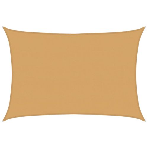 Żagiel przeciwsłoneczny, 160 g/m², piaskowy, 5x7 m, HDPE na Arena.pl