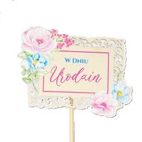 ozdoba na piku " w dniu urodzin"  5 szt.    - nr. 5