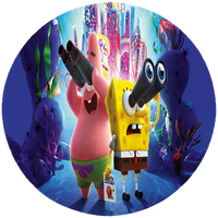 Opłatek na tort Spongebob