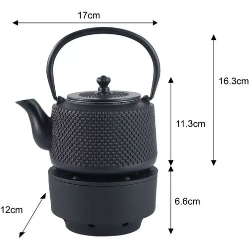 zaparzacz żeliwny dzbanek 0,8l z filtrem i podgrzewaczem kinghoff kh-1847 na Arena.pl