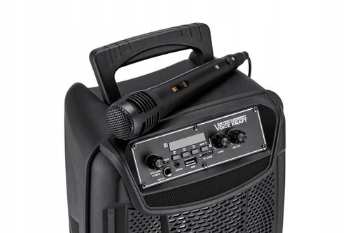 Głośnik Bluetooth USB SD Karaoke radio FM mic bezp na Arena.pl