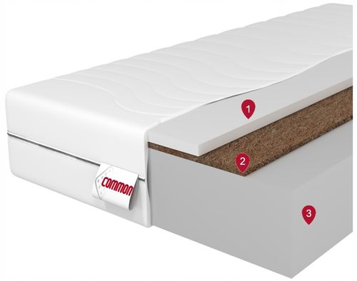 Materac 160x200 piankowy twardy H4/H5 Faro 19cm antyalergiczny dwustronny na Arena.pl