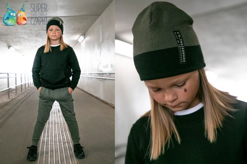 BROEL MAKARY czapka dla chłopca na jesień khaki 48-50 na Arena.pl