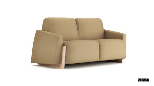 Sofa Bao 160 cm beżowa D2 na Arena.pl
