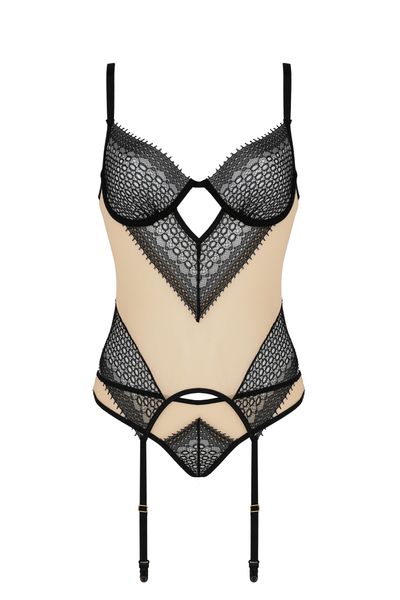 Bielizna-Denerys Corset Beige S/M zdjęcie 3