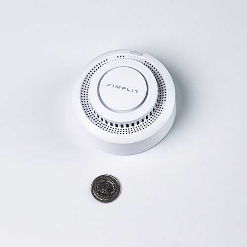 CZUJNIK DYMU DETEKTOR OGNIA WIFI ALARM BEZPRZEWODOWY CZUJKA TUYA SIMPLIT na Arena.pl