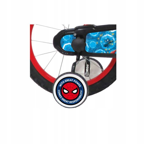 Rower dziecięcy SPIDER MAN, czerwony, 16 cali zdjęcie 3