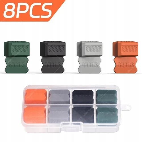 ZESTAW 8 GUM DO ĆWICZEŃ ŻUCHWY I SZCZĘKI PRZYRZĄD JAWLINE SMUKŁA TWARZ na Arena.pl