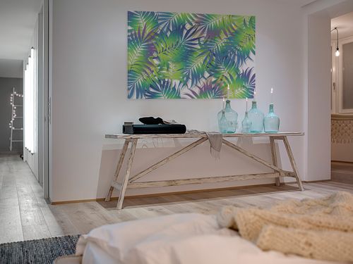 54301 Obraz na płótnie LIŚCIE NATURA GRADIENT na Arena.pl