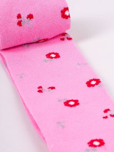 Rajstopy dziewczęce bawełniane we wzory 3PAK  68-74 YOCLUB na Arena.pl