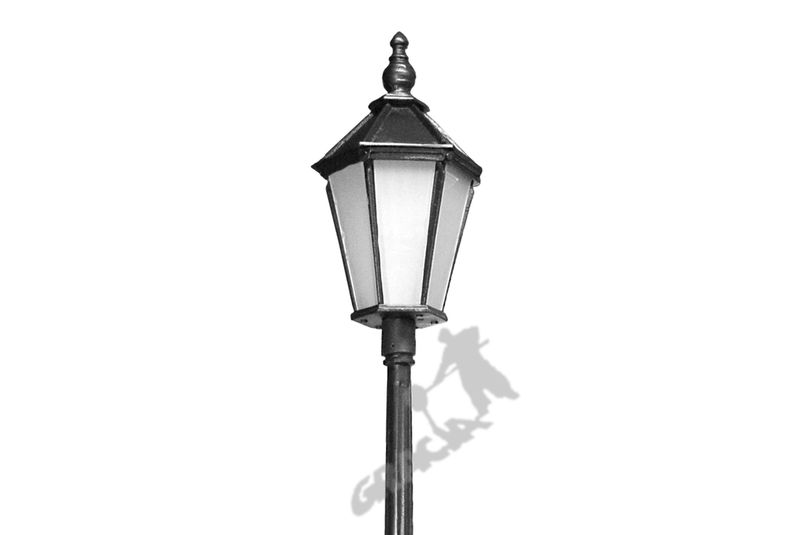 LAMPA E10 Z KLOSZEM ŻELIWNYM ŚREDNIM 1-OŚW. ŻELIWNA LAMPA OGRODOWA RETRO ELEGANCKA DO OGRODU ZEWNĘTRZNA zdjęcie 2