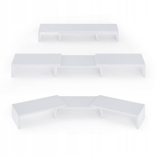 PODSTAWKA POD MONITOR PODWÓJNA REGULOWANA DŁUGOŚĆ PODNOSI EKRAN O: 12,6 cm na Arena.pl