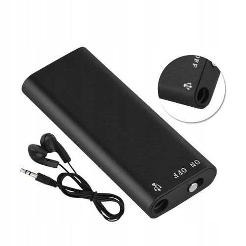 MINI DYKTAFON SZPIEGOWSKI PODSŁUCH DETEKCJA 16 GB na Arena.pl