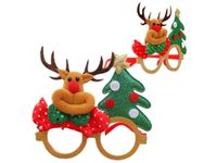 Okulary świąteczne święta śmieszne przebranie renifer
