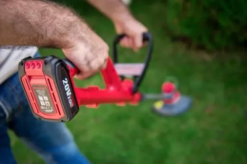 PODKASZARKA AKUMULATOROWA 20V KOSA BEZPRZEWODOWA KOSA + AKUMULATOR 2.0Ah na Arena.pl