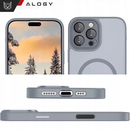 Etui do iPhone 16 Pro Max do MagSafe WZMACNIANE 360° MATT CASE + 2x SZKŁO na Arena.pl