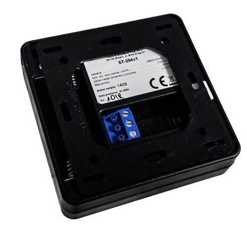 STEROWNIK REGULATOR POKOJOWY PRZEWODOWY NATYNKOWY ST-294 v1 CZARNY TECH na Arena.pl