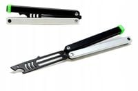 Butterfly nóż motylkowy treningowy AntarctiS T10 Shark Black BKSL otwieracz