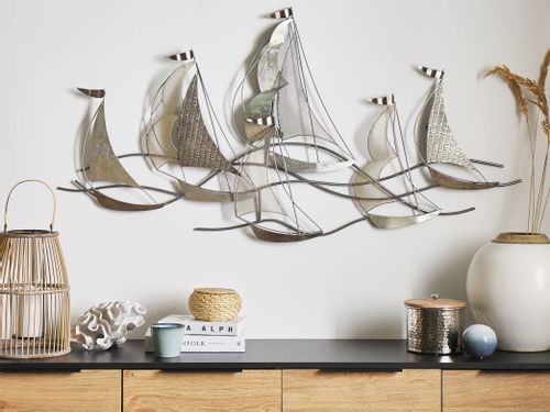 Dekoracja ścienna srebrno AMERICIUM na Arena.pl