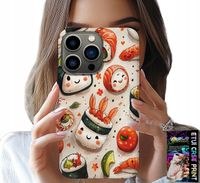 ETUI DO IPHONE 15 PRO - SŁODKIE UŚMIECHNIĘTE SUSHI OBUDOWA CASE