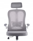 Fotel obrotowy HORSEKING szary ergonomiczny wygodny ms028 biurowy