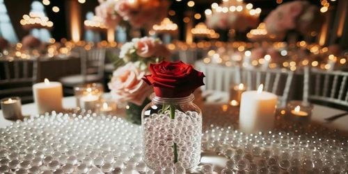 Kulki żelowe do kwiatów HYDROŻELOWE ziema hydrożel - bezbarwne 50000 sztuk na Arena.pl