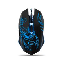 EGM203B MYSZ PRZEWODOWA DLA GRACZY 6D OPT. USB MX203 SCORPIO NIEBIESKA