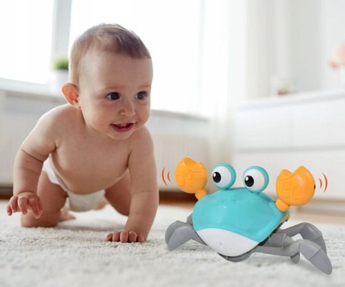 KRAB ŁAZIK PEŁZAJĄCY INTERAKTYWNY Z DZWIĘKIEM i ŚWIATŁEM LED na Arena.pl