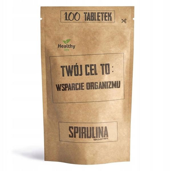 Twój cel to: Wsparcie organizmu - Spirulina 100 tabletek zdjęcie 1