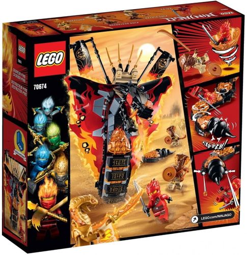 Lego Ninjago Ognisty kieł na Arena.pl
