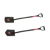 PROLINE Zestaw szpadli ostry/prosty hartowany HRC 45 metalowy trzon