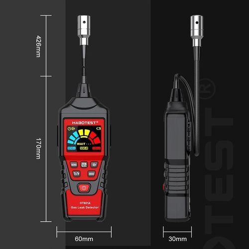 DETEKTOR WYCIEKU GAZÓW EKRAN LCD ALARM PROPAN BUTAN GAZ ZIEMNY I INNE PALNE na Arena.pl