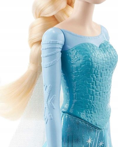 DISNEY FROZEN LALKA KSIĘŻNICZKA ELSA księżniczka w błyszczącej sukni na Arena.pl