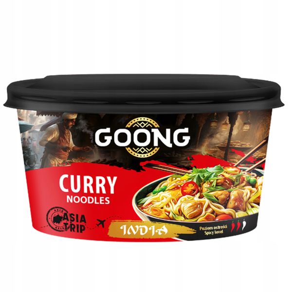 Goong Noodles z sosem Curry danie instant 90 g zdjęcie 1