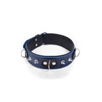 obroża crazy horse blue s whips