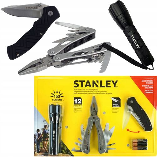 STANLEY ZESTAW SURVIVALOWY MULTITOOL NÓŻ LATARKA na Arena.pl