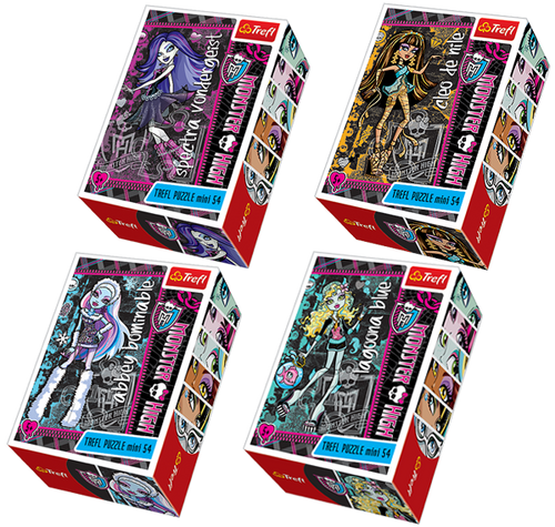TREFL 54120 Puzzle Mini MONSTER HIGH 54 elem NEW na Arena.pl