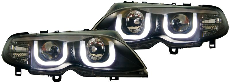 Lampy Reflektory LED 3D U-Style BMW E46 01-05 zdjęcie 3