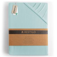 Prześcieradło jersey z gumką DecoKing AMBER 120x200 miętowy DecoKing