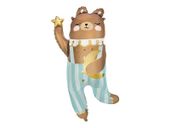Balon foliowy Miś misiu brązowy roczek baby shower urodziny 72x104 cm