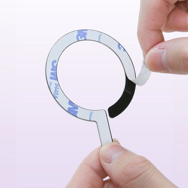 tech-protect metalring magsafe universal magnetic ring 2-pack black & zdjęcie 4